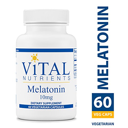 Product Cover Vital Nutrients - Melatonin 10 mg - Supports the Body's Natural Sleep Cycle - 60 Capsules per Bottle