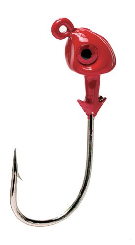 Product Cover Strike King FJH18-811 RedfishMagic Flats Jighead, 1/8-Ounce, Red