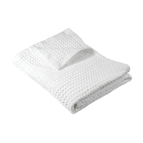 Product Cover Gilden Tree Premium Hand Towel 100% Natural Cotton Waffle Weave Highly Absorbent & Quick Drying Lint Free Extra Soft Feel Thin Cloth (White)