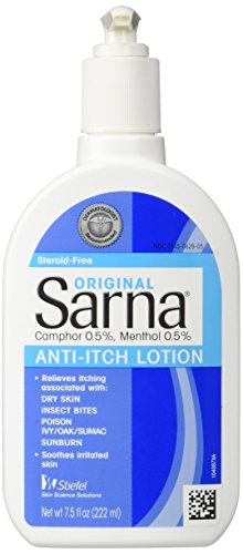 Product Cover Sarna Original Anti-Itch Lotion for Dry Skin, Insect Bites, Sunburn, Poison Ivy/Oak/Sumac, 7.5 Ounce