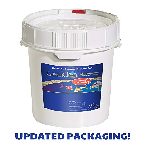 Product Cover GreenClean Granular Algaecide - 8 lbs - String Algae Control for Koi Pond, Fountain, Waterfall, Water Features on Contact. EPA Registered