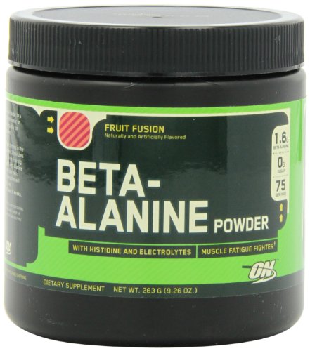 Product Cover OPTIMUM NUTRITION Beta Alanine Powder, Fruit Fusion, 75 Servings, 9.26 Ounce