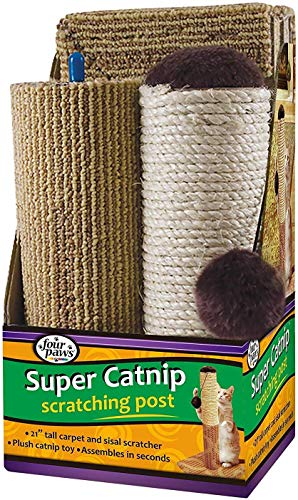 Product Cover Four Paws Super Catnip Cat Scratching Post, 21