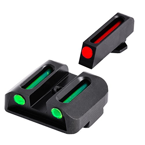 Product Cover TRUGLO Fiber-Optic Front and Rear Handgun Sights for Glock Pistols, Glock 17 / 17L, 19, 22, 23, 24, 26, 27, 33, 34, 35, 38, and 39