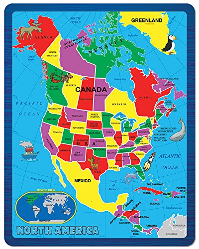 Product Cover Continent Puzzle - North America (55 Piece)
