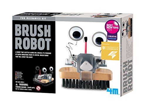Product Cover 4M 4574 Brush Robot DIY Science Engineering Robotics Kit - Educational Stem Toys Gift for Kids & Teens, Boys & Girls (Packaging May Vary)