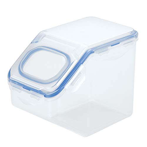 Product Cover Lock & Lock HPL701 Easy Essentials Pantry Food Storage Container With Flip-Top Lid/Food Storage Bin With Flip-Top Lid - 6 Cup, Clear