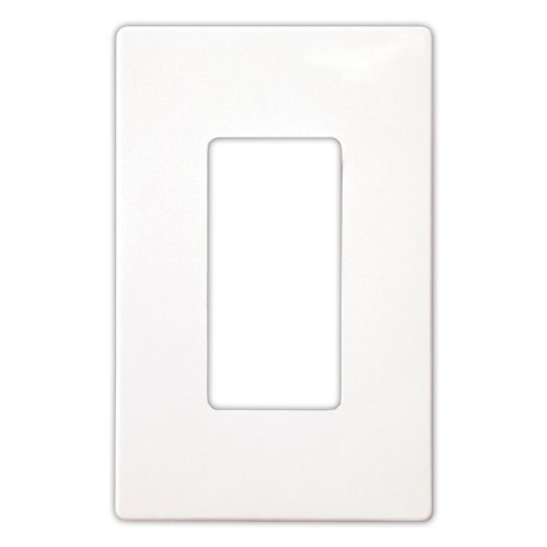 Product Cover EATON PJS26W Arrow Hart Pjs26 Decorative Screw less Wall Plate, 1 Gang, 3.13 In L X .5 In W X 4.88 In H, White