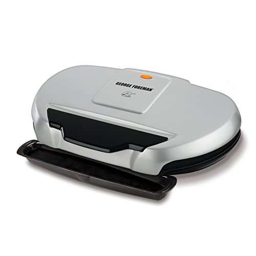 Product Cover George Foreman 9-Serving Classic Plate Electric Grill and Panini Press, Silver, GR144