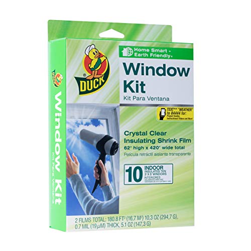 Product Cover Duck Brand Indoor 10-Window Shrink Film Insulator Kit, 62-Inch x 420-Inch, 286216