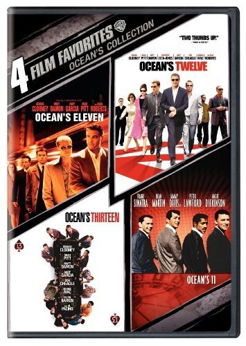 Product Cover 4 Film Favorites: Ocean's Collection (Ocean's 11 (1960), Ocean's Eleven (2001), Ocean's Twelve, Ocean's Thirteen)