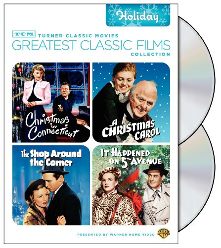Product Cover TCM Greatest Classic Films Collection: Holiday (Christmas in Connecticut / A Christmas Carol 1938 / The Shop Around the Corner / It Happened on 5th Avenue)