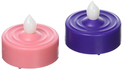 Product Cover Roman 4-Piece Set- Advent LED Tea Light Candles with Batteries