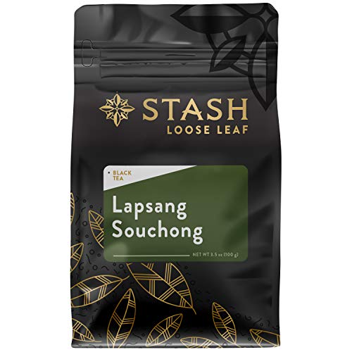 Product Cover Stash Tea Lapsang Souchong Tea Loose Leaf 3.5 Ounce Pouch Loose Leaf Premium Black Tea for Use with Tea Infusers Tea Strainers or Teapots, Drink Hot or Iced, Sweetened or Plain