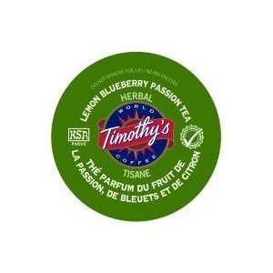 Product Cover Timothy's World Coffee Lemon Blueberry Passion Tea K-Cups (24 count)