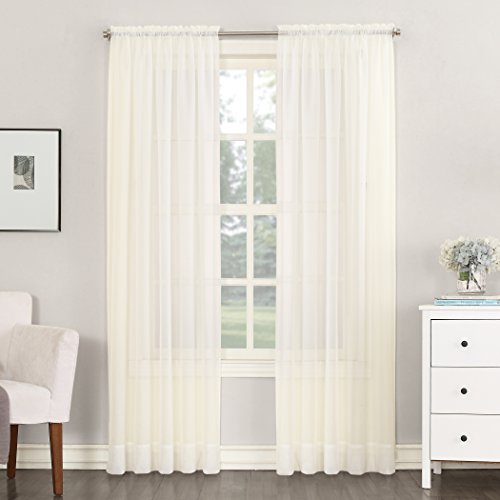 Product Cover No. 918 Emily Sheer Voile Rod Pocket Curtain Panel, 59
