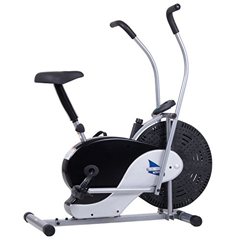 Product Cover Body Rider Exercise Upright Fan Bike (with UPDATED Softer Seat) Stationary Fitness/Adjustable Seat BRF700