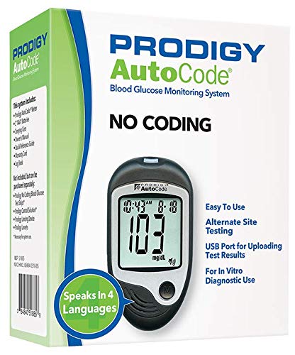 Product Cover Prodigy Autocode Talking Blood Glucose Monitoring Meter