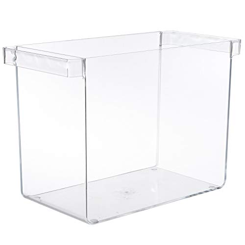 Product Cover Clear Plastic Hanging File Organizer with Handles
