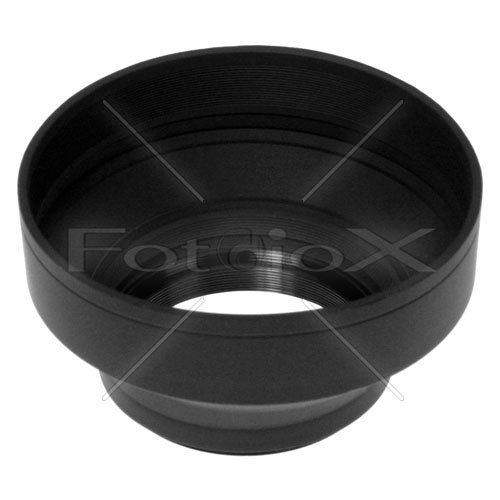 Product Cover Fotodiox 3-Section Rubber Lens Hood, Sun Shade, 72mm