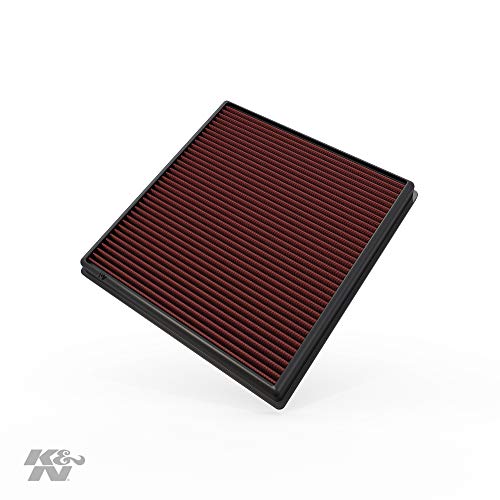 Product Cover K&N Engine Air Filter: High Performance, Premium, Washable, Replacement Filter: 2008-2019 BMW L6 3.0L (640i, X6, X5, X4, X3, 535i, 740i, ActiveHybrid), 33-2428