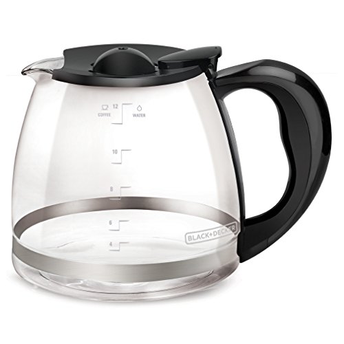 Product Cover BLACK+DECKER 12-Cup Replacement Carafe with Duralife Construction, Glass, GC3000B