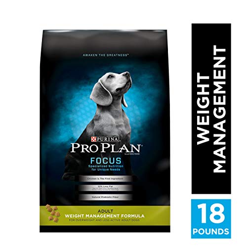 Product Cover Purina Pro Plan Weight Control High Protein Dry Dog Food, FOCUS Weight Management Formula - 18 lb. Bag