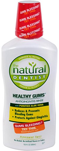 Product Cover The Natural Dentist Moisturizing Healthy Gums Antigingivitis Rinse, Peppermint Twist 16.90 oz (Pack of 3)