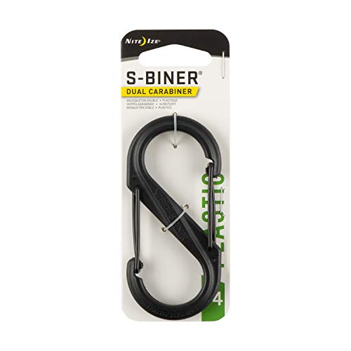 Product Cover Carabiner Clip, 3-1/2 in, Plastic, Black