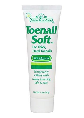 Product Cover Miracle Toenail Soft 1 Oz - Temporary Nail Softening Cream with 60% Ultra Aloe