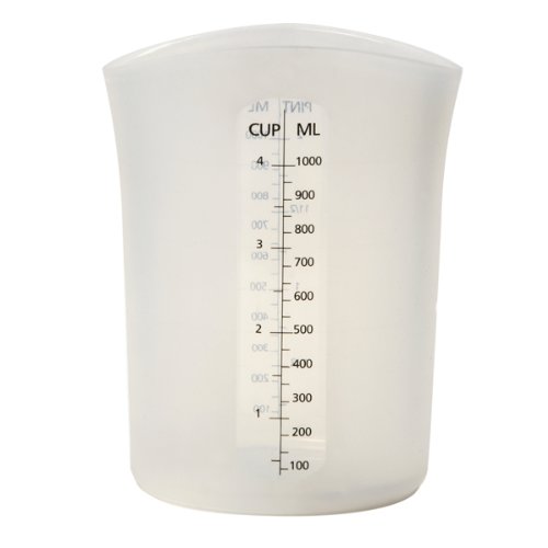 Product Cover Norpro Silicone Measuring Stir and Pour Measure 4 Cups, Flexible, Dishwasher Safe
