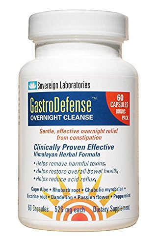 Product Cover Sovereign Laboratories Gastrodefense Overnight Cleanse: All-Natural Himalayan Herbal Formula