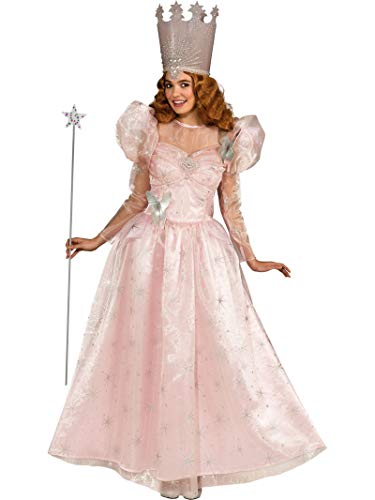 Product Cover Rubie's Wizard Of Oz Deluxe Adult Glinda The Good Witch with Dress and Crown, Standard