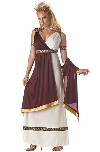 Product Cover California Costumes Women's Roman Empress Costume,White/Burgundy, Small