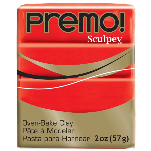 Product Cover Premo Sculpey Polymer Clay 2 Ounces-Cadmium Red