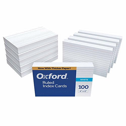 Product Cover Oxford Ruled Index Cards, 4