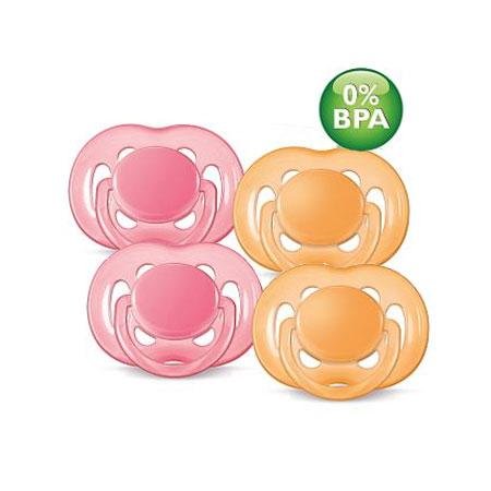 Product Cover Avent Freeflow Pacifiers (6-18 months)- 4 pk