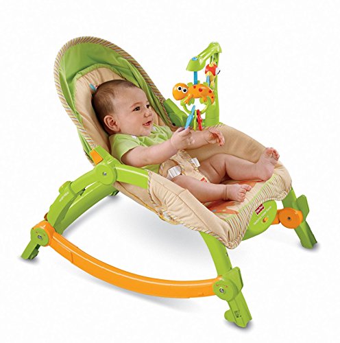 Product Cover Fisher-Price Newborn-to-Toddler Portable Rocker, Rainforest