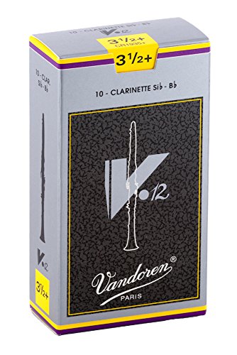 Product Cover Vandoren CR1935+ Bb Clarinet V.12 Reeds Strength 3.5+; Box of 10