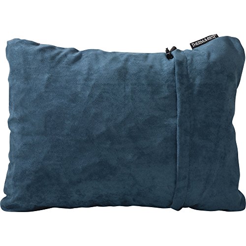 Product Cover Therm-a-Rest Compressible Travel Pillow for Camping, Backpacking, Airplanes and Road Trips, Denim, Medium - 14 x 18 Inches