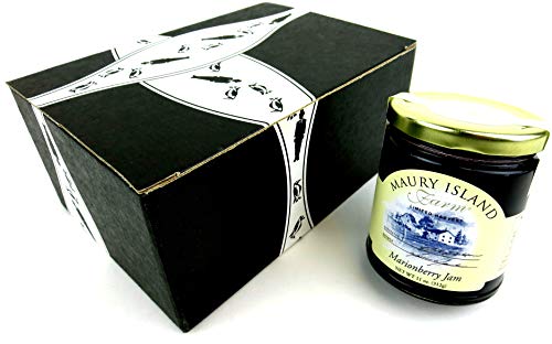 Product Cover Maury Island Limited Harvest Marionberry Jam, 11 oz Jar in a BlackTie Box