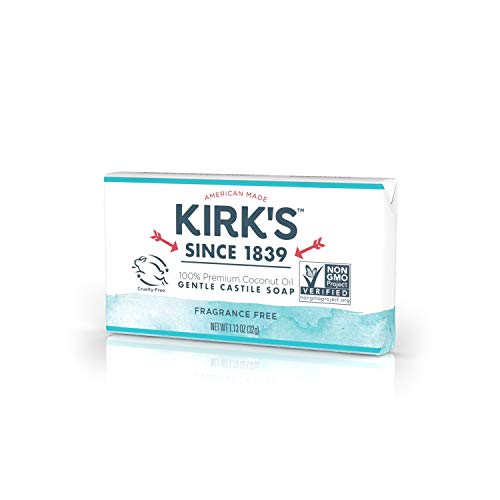 Product Cover Kirk's Original Coco Castile Soap Fragrance Free 4 oz, Pack 18