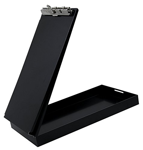 Product Cover Saunders Black Recycled Aluminum Citation Holder - Eco-Friendly Office Supply, Corrosion Resistant, Lightweight Clipboard. Stationery Supplies