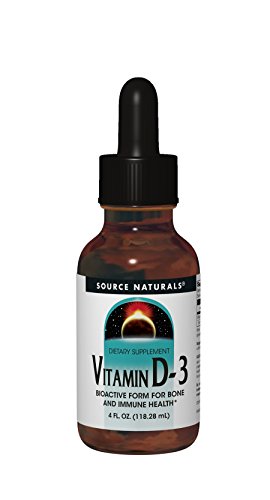 Product Cover Source Naturals Vitamin D-3 Liquid Drops 2000 iu Supports Bone & Immune Health - 4 Fluid oz