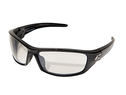 Product Cover Edge Eyewear SR111AR Reclus Safety Glasses, Black with Clear Anti Reflective Lens