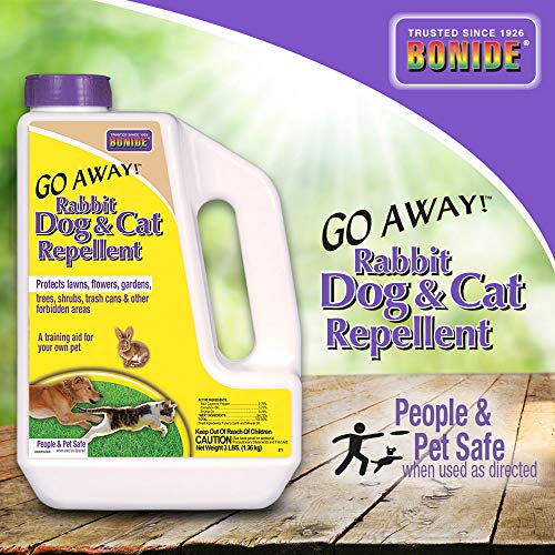 Product Cover Bonide (BND871) - Go Away! Rabbit, Dog & Cat Repellent, Outdoor Animal Repellent Granules (3 lb.)