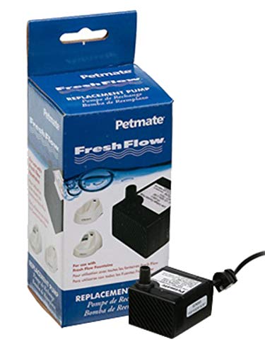 Product Cover Petmate Fresh Flow Deluxe Replacement Pump 120V - Easy Install - AC Adapter and Cord Included