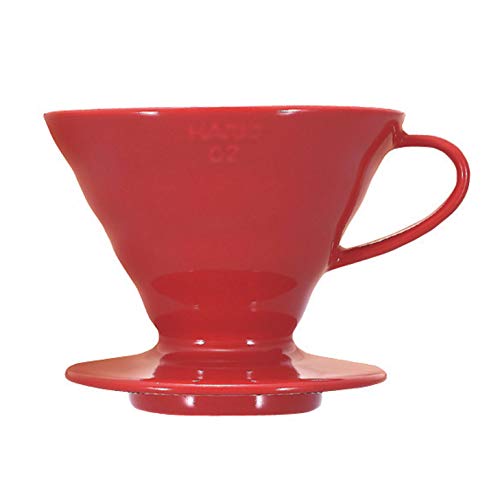 Product Cover Hario V60 Ceramic Coffee Dripper, Size 02, Red