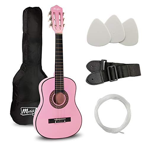 Product Cover Music Alley 6 String Size 30inch Junior Classical Guitar (Pink) (MA-51)