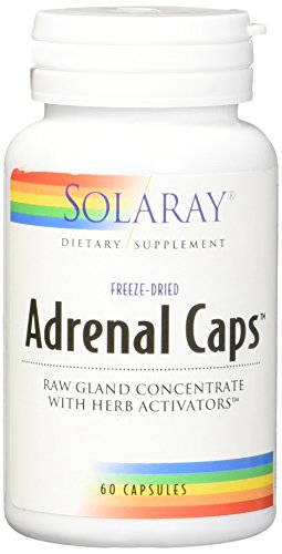 Product Cover Solaray Adrenal Supplement Capsules, 170 mg, 60 Count